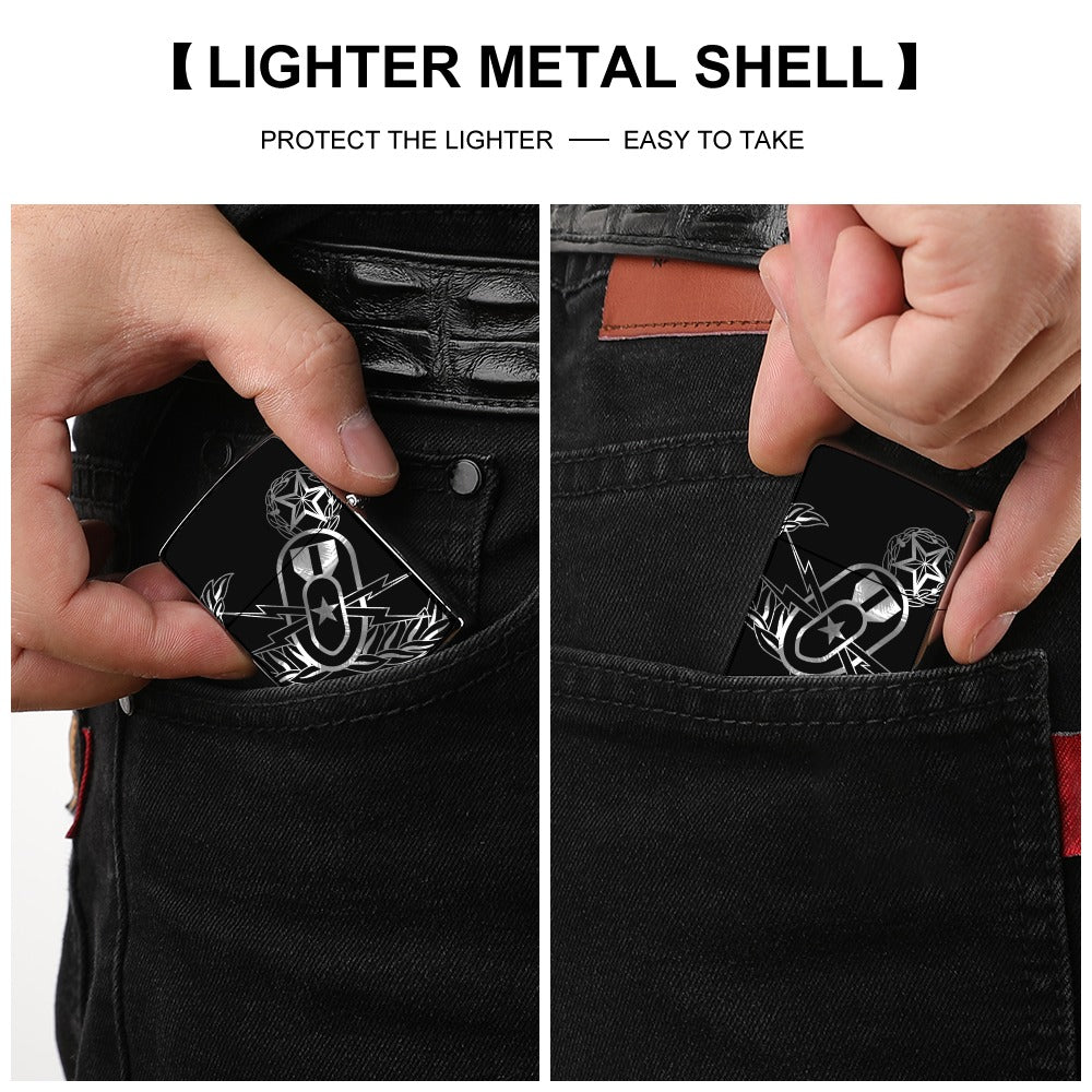 Lighter Casing - "EOD Master Badge"