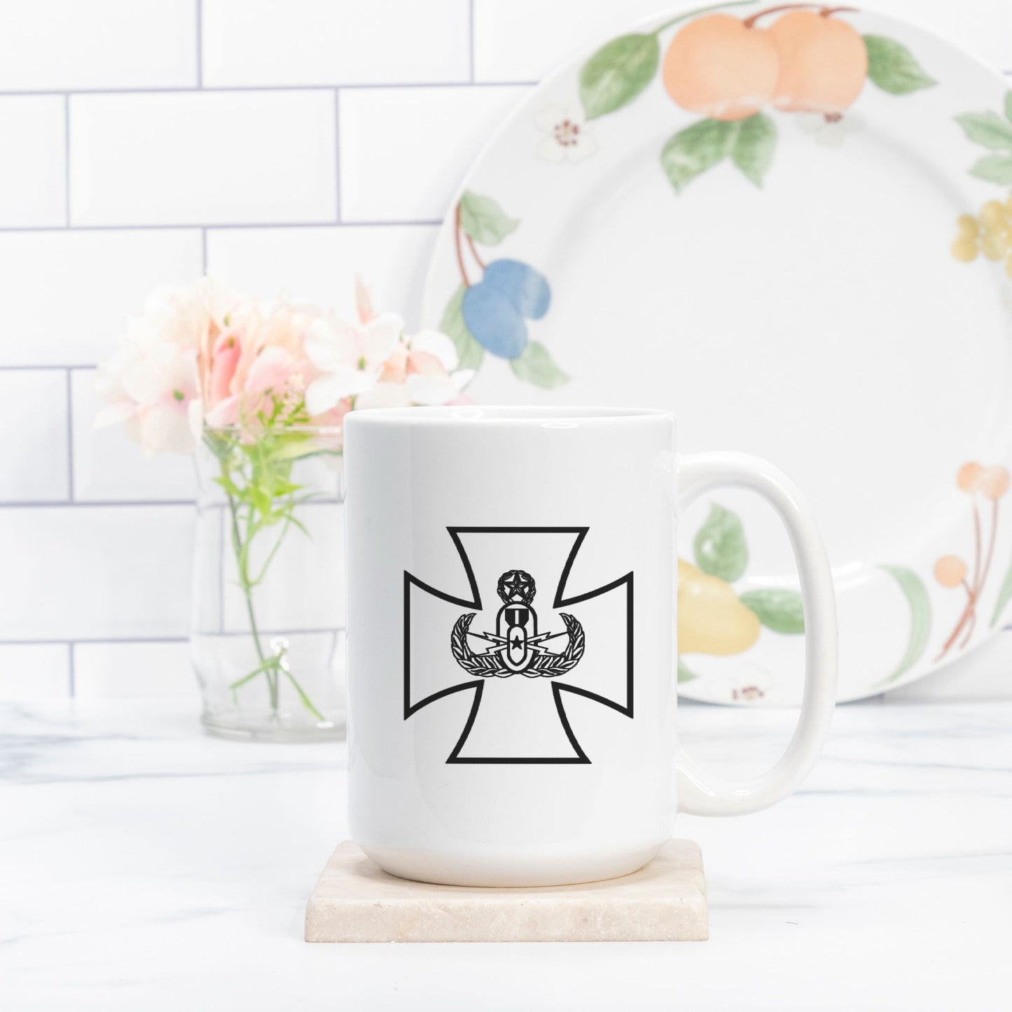 Mug - "EODMC Iron Cross Logo"
