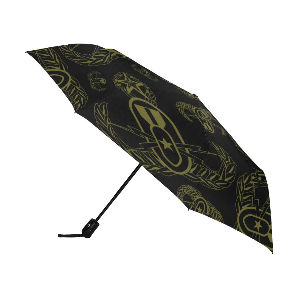 Umbrella - "EOD Badges X 3" (Olive on Black)