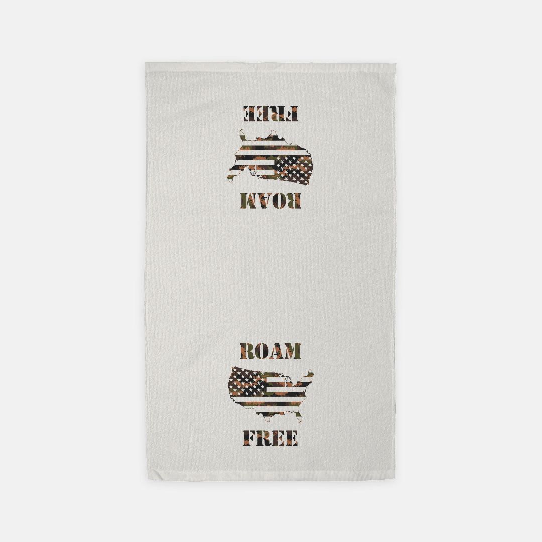 Hand Towel - "Roam Free" USA