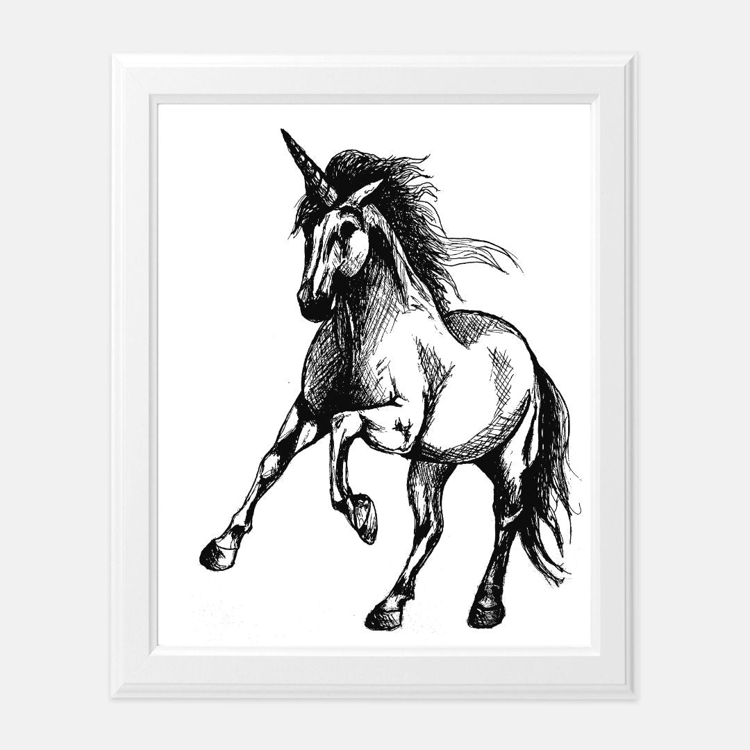 Print (8" x10") - "Unicorn"