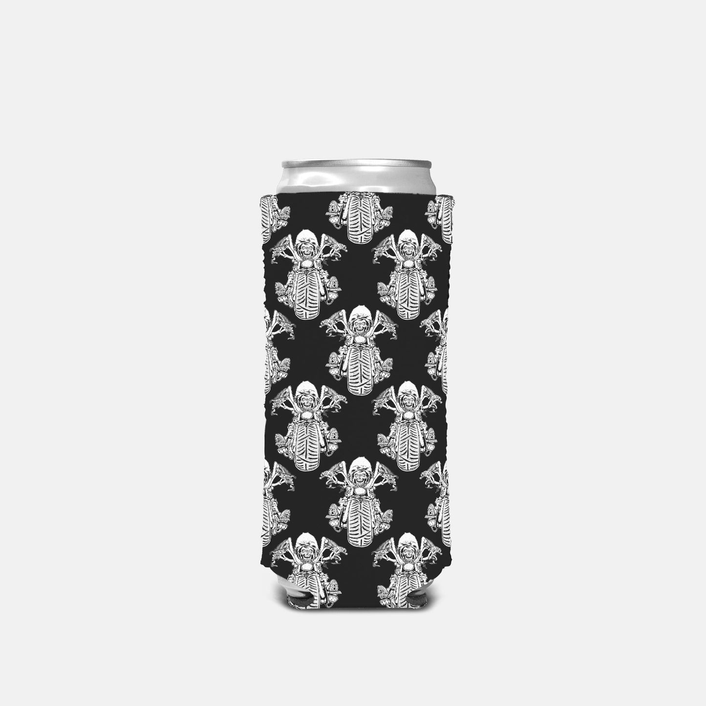 Print On Demand - Slim Can Cooler - "Bomb Suit Bikers"
