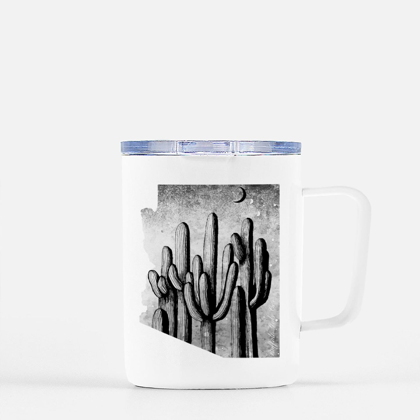 Travel Mug - "Saguaro Forest AZ"