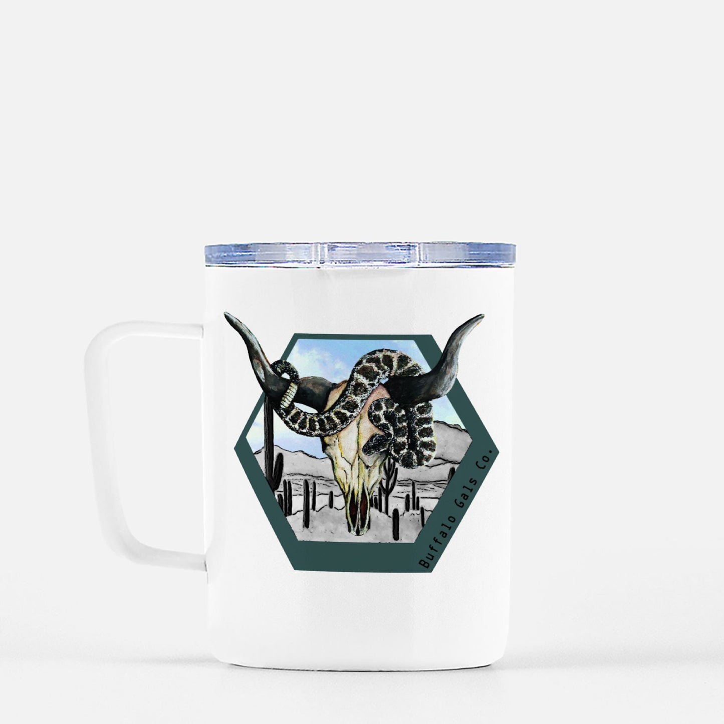 Travel Mug - "Diamondback Desert"