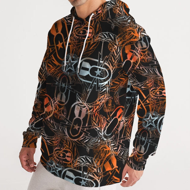Hoodie - "It's 5 o'clock Somewhere" (Orange on Black)