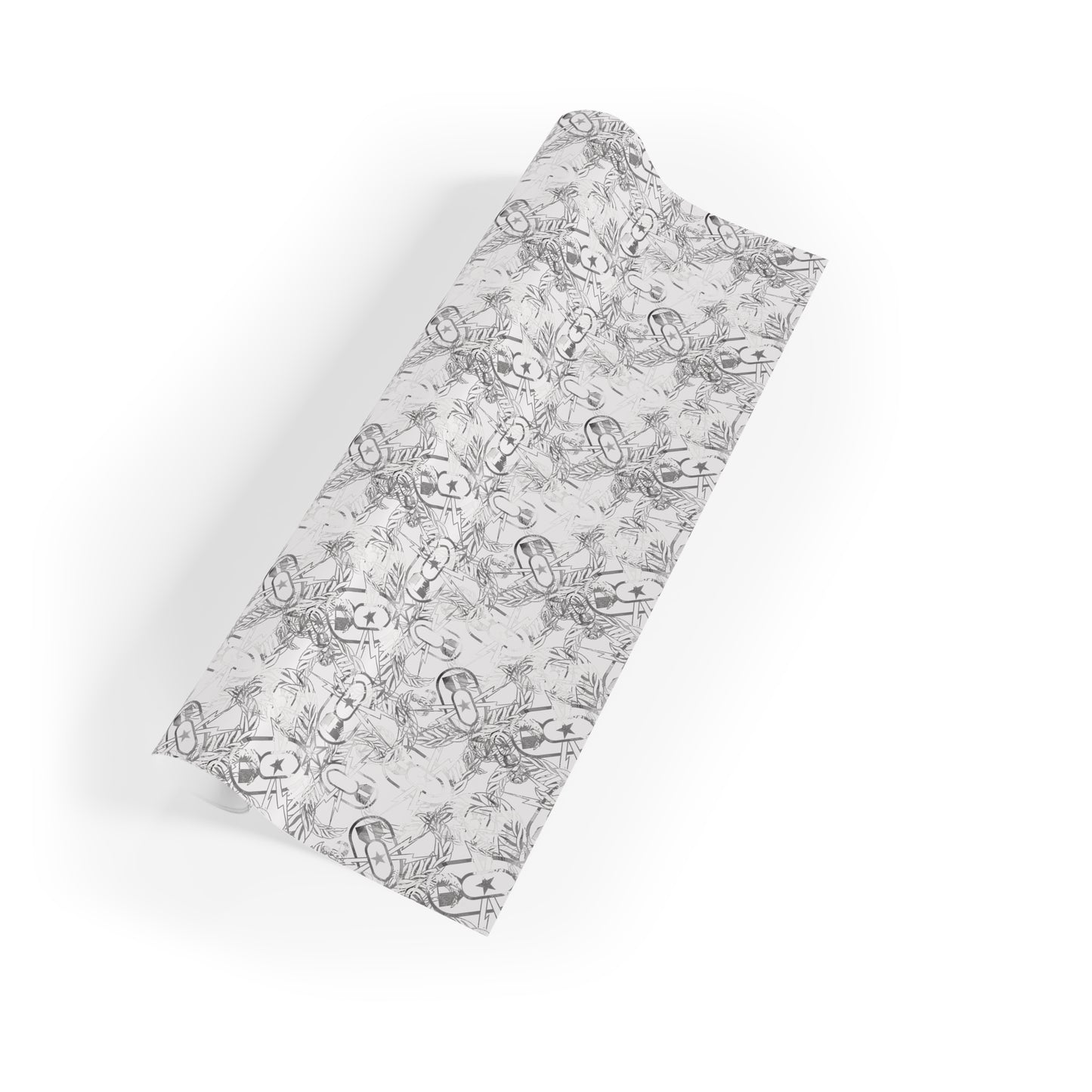 Wrapping Paper - "It's 5 o'clock Somewhere" (Silver)
