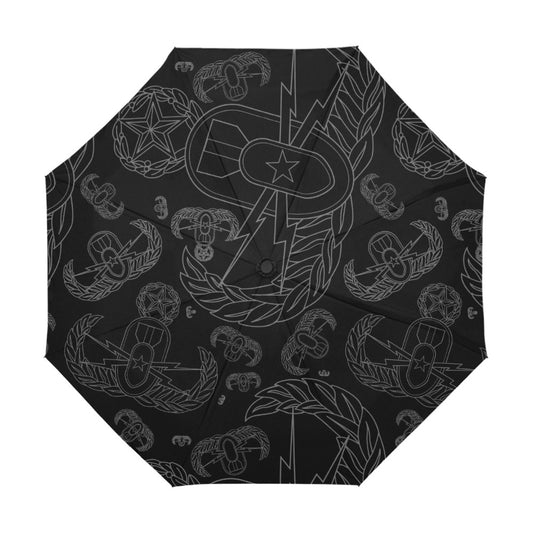 Umbrella - "EOD Mixed Badges" (Grey on Black)
