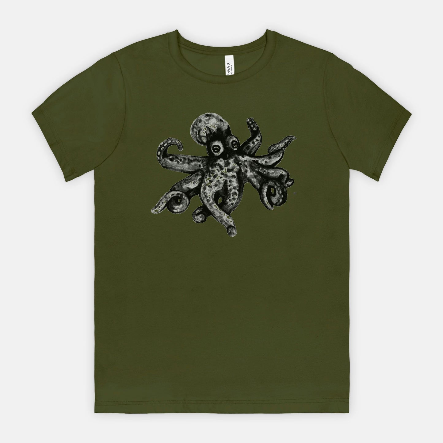 Soft T-shirt - "O is for Octopus"