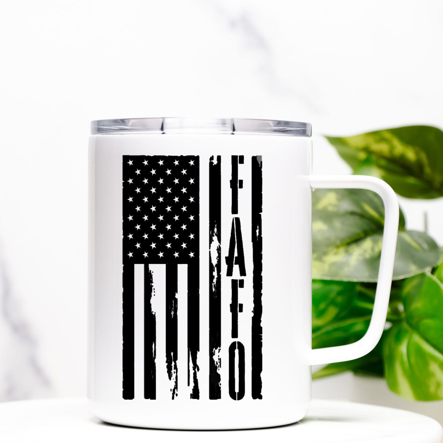 Travel Mug - "FAFO American Flag" (Vertical)