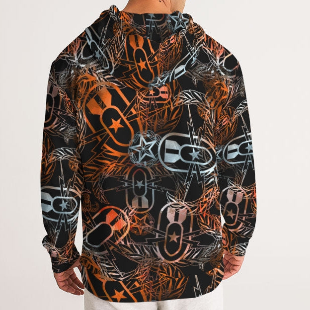 Hoodie - "It's 5 o'clock Somewhere" (Orange on Black)