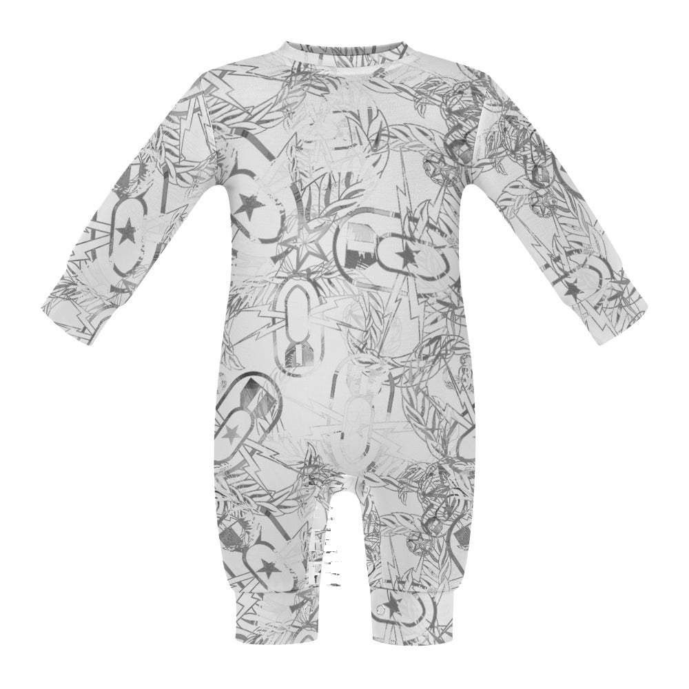 Baby Romper - "It's 5 o'clock Somewhere" (Silver)