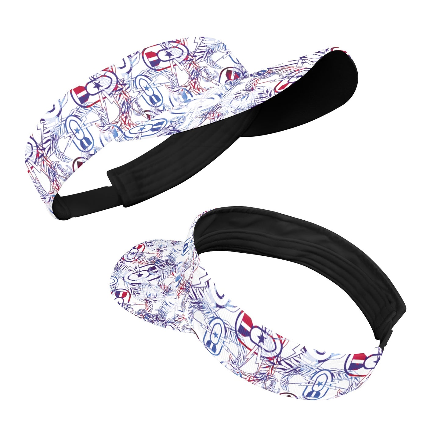 Sports Visor - "It's 5 o'clock Somewhere" (Red, White, & BOOM!)