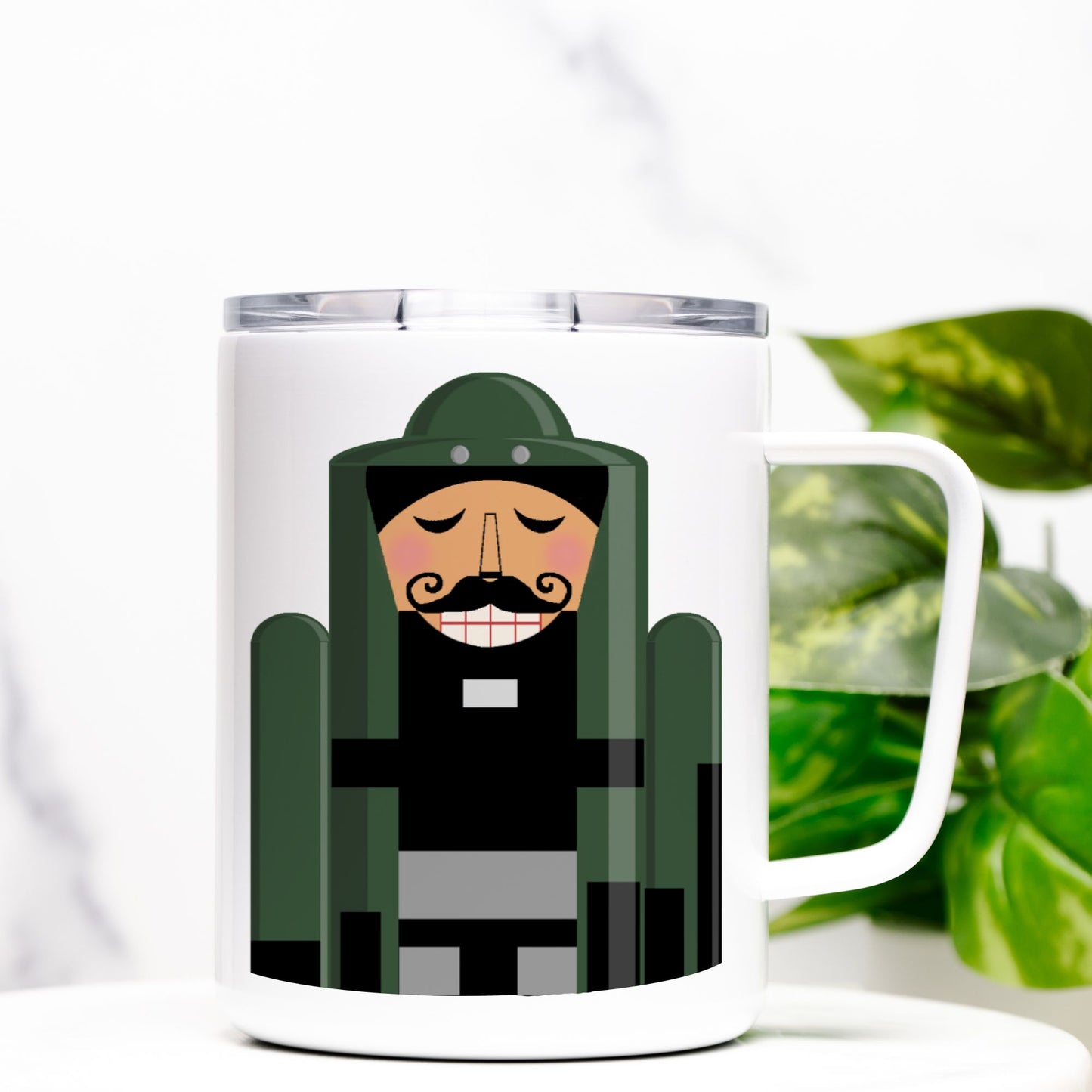 Travel Mug - "Bomb Suit Nutcracker"