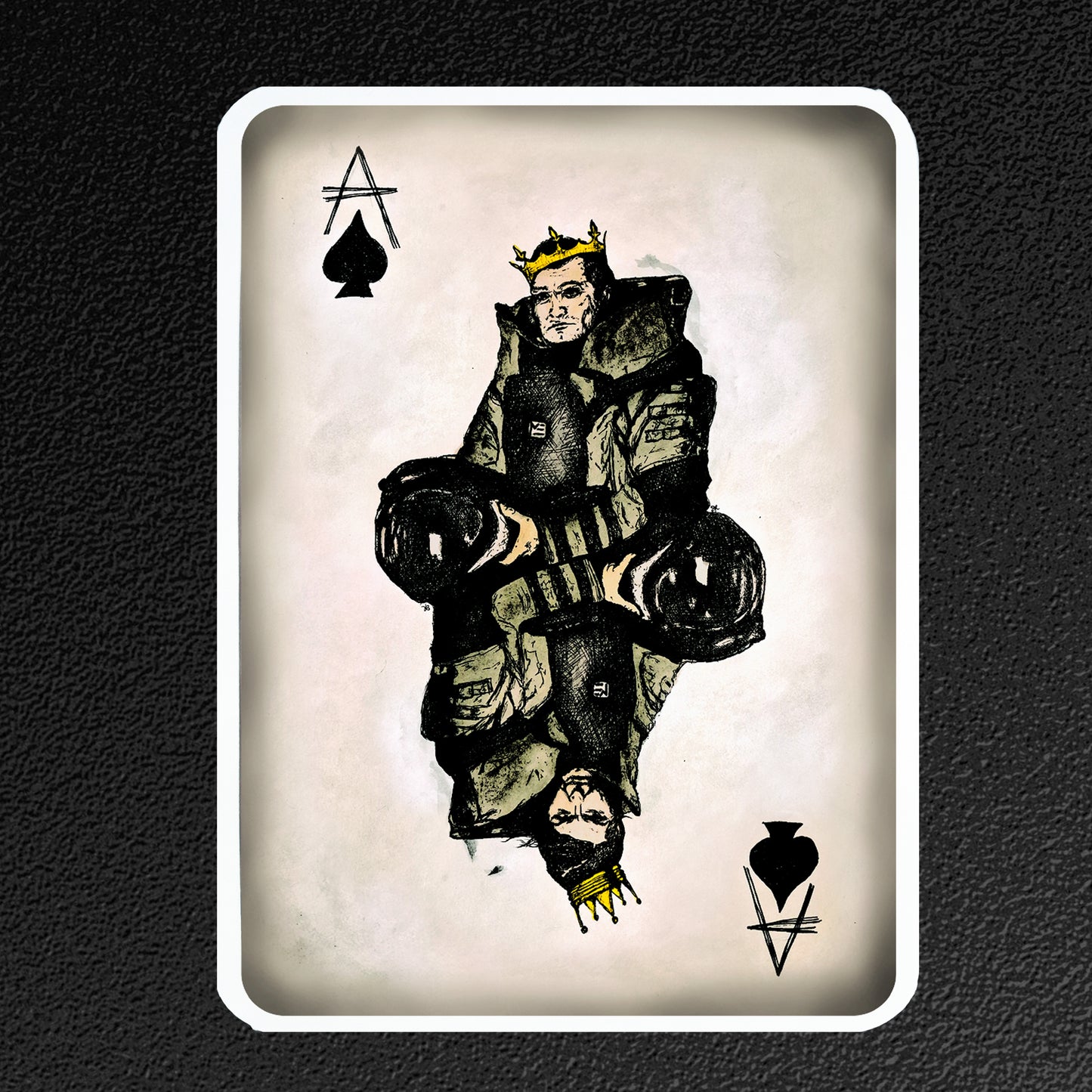 Vinyl Sticker/Decal - "Ace In The Hole!"