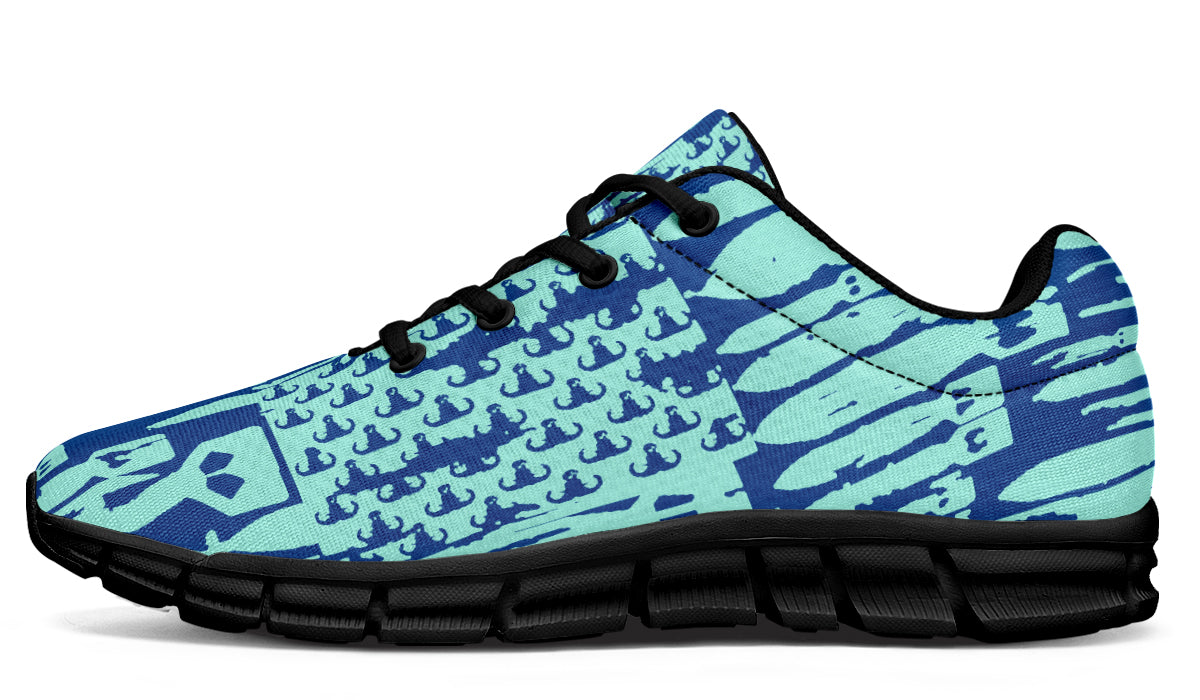 Print On Demand - Sneakers - "EOD Bomb Flag" (Blues)