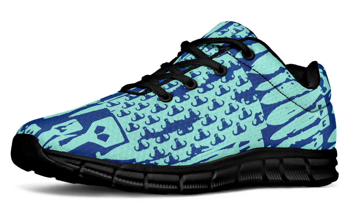 Print On Demand - Sneakers - "EOD Bomb Flag" (Blues)