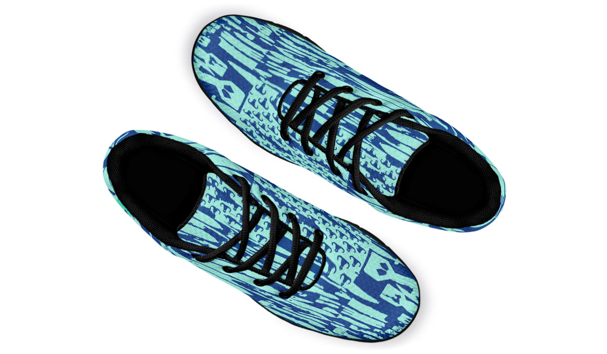 Print On Demand - Sneakers - "EOD Bomb Flag" (Blues)