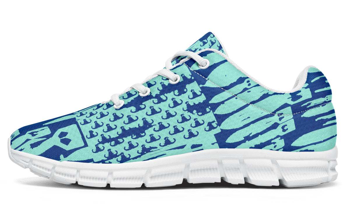 Print On Demand - Sneakers - "EOD Bomb Flag" (Blues)