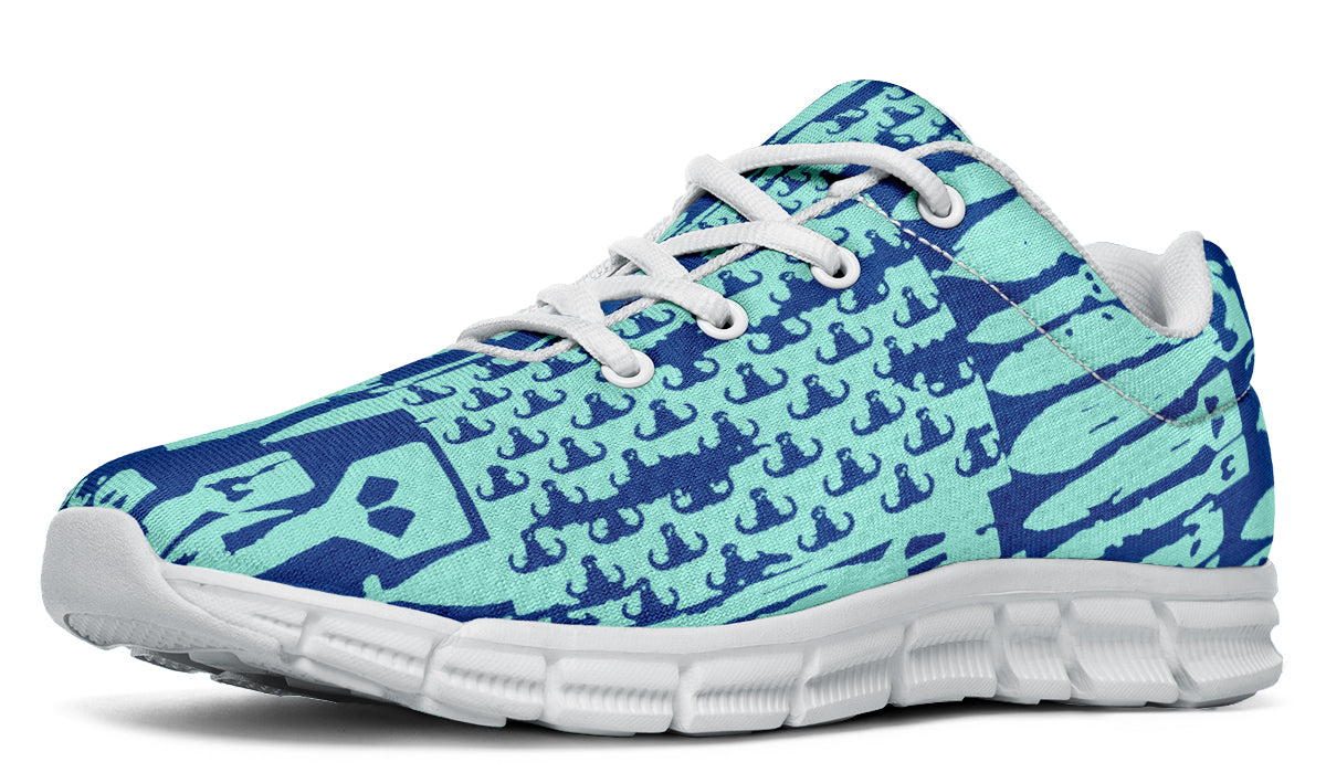 Print On Demand - Sneakers - "EOD Bomb Flag" (Blues)