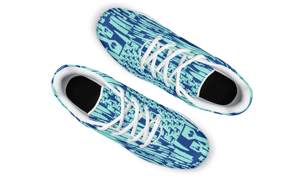 Print On Demand - Sneakers - "EOD Bomb Flag" (Blues)