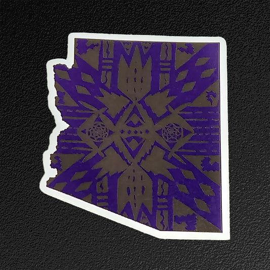 "Aztec AZ (Blue)" Vinyl Sticker/Decal