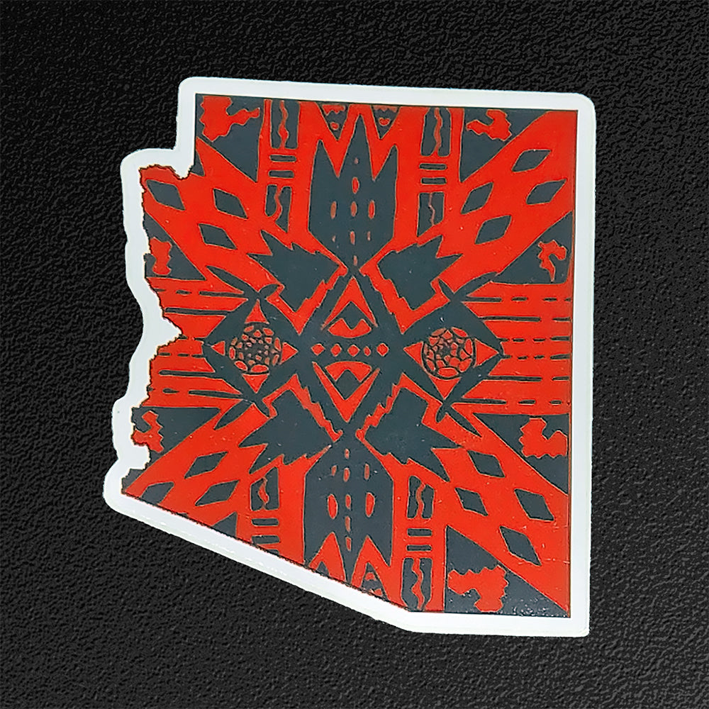 "Aztec AZ (Rust)" Vinyl Sticker/Decal