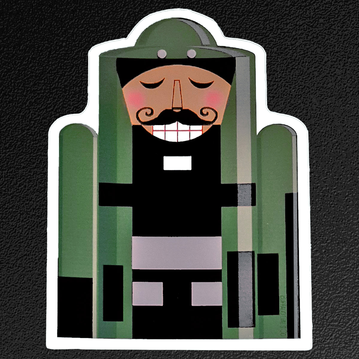 Vinyl Sticker/Decal - "Bomb Suit Nutcracker"