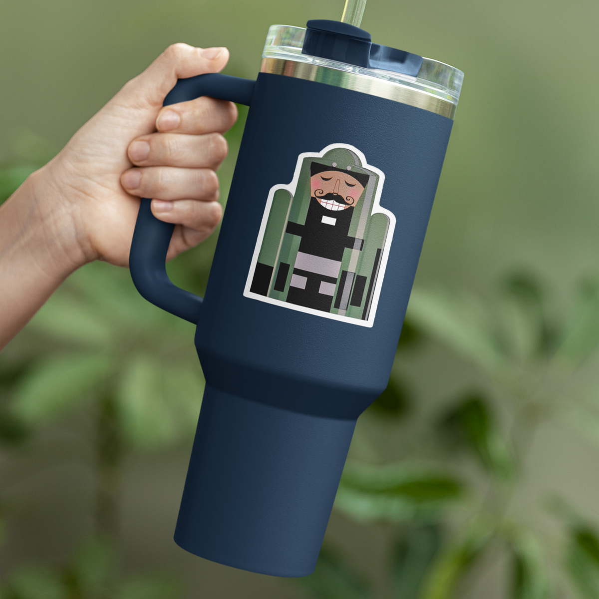 Vinyl Sticker/Decal - "Bomb Suit Nutcracker"