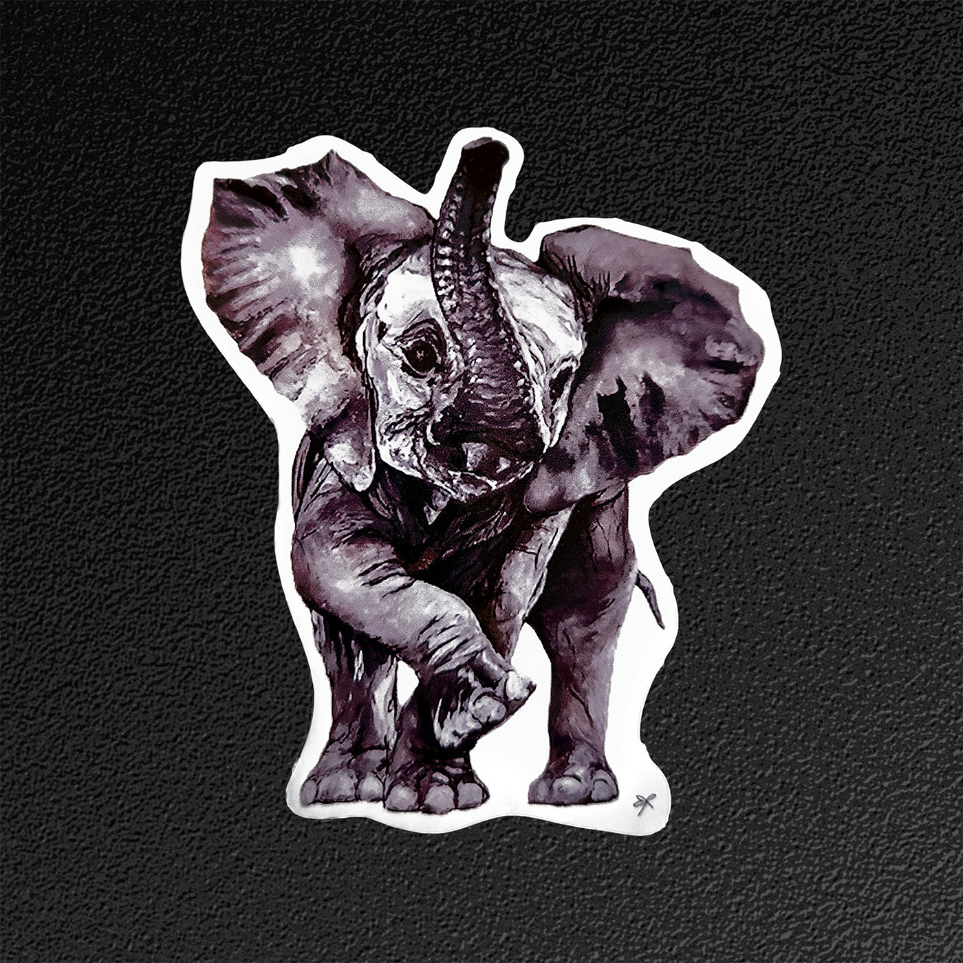 "Dancing Elephant" Vinyl Sticker/Decal