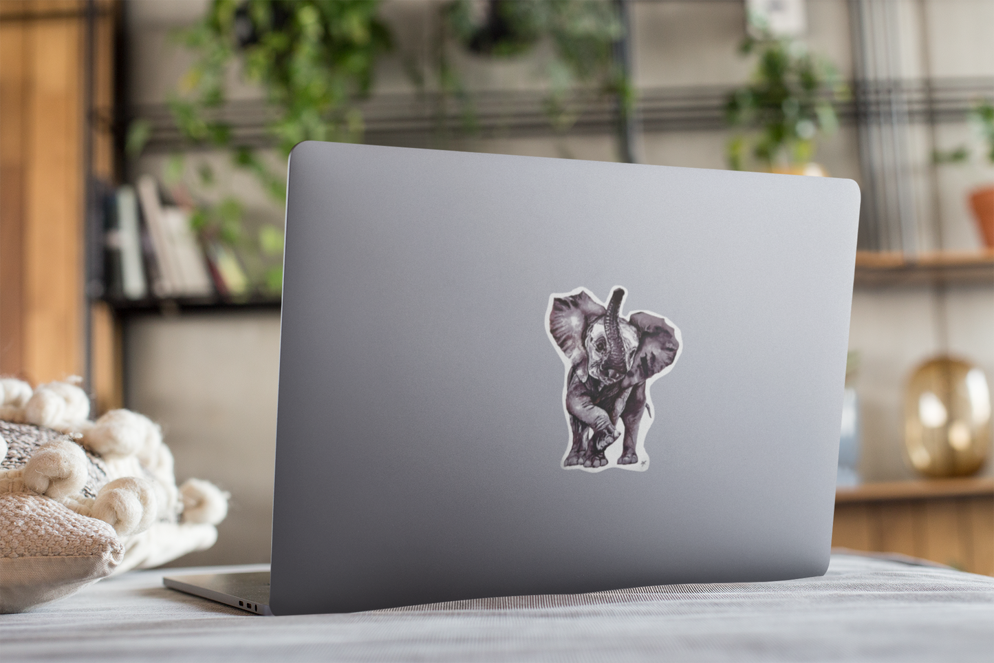 "Dancing Elephant" Vinyl Sticker/Decal