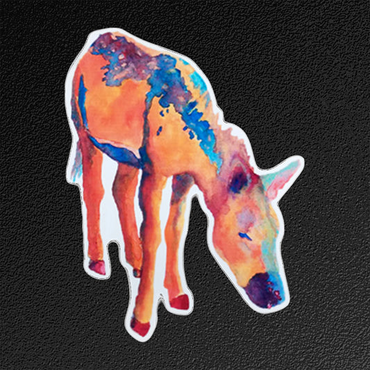 "Desert Rain Donkey" Vinyl Sticker/Decal