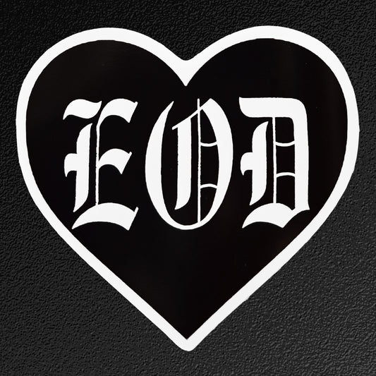 Vinyl Sticker/Decal - "EOD Heart"