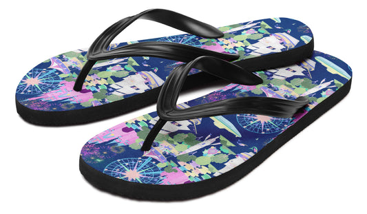 Print On Demand - Flip Flops - "Amusement Park"