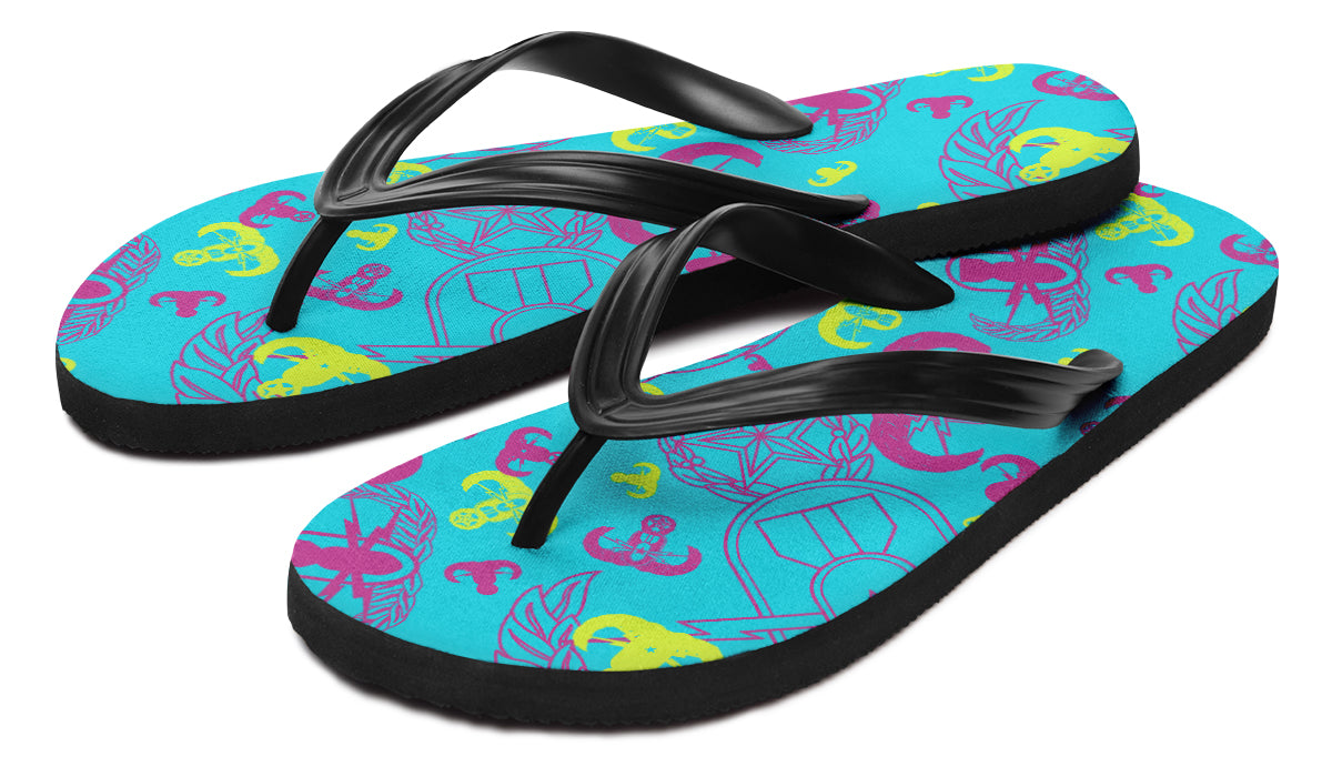 Flip Flops - "EOD Party Pattern"