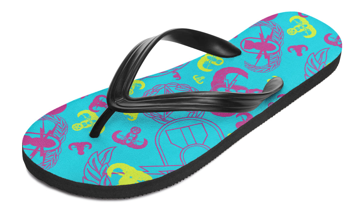 Flip Flops - "EOD Party Pattern"