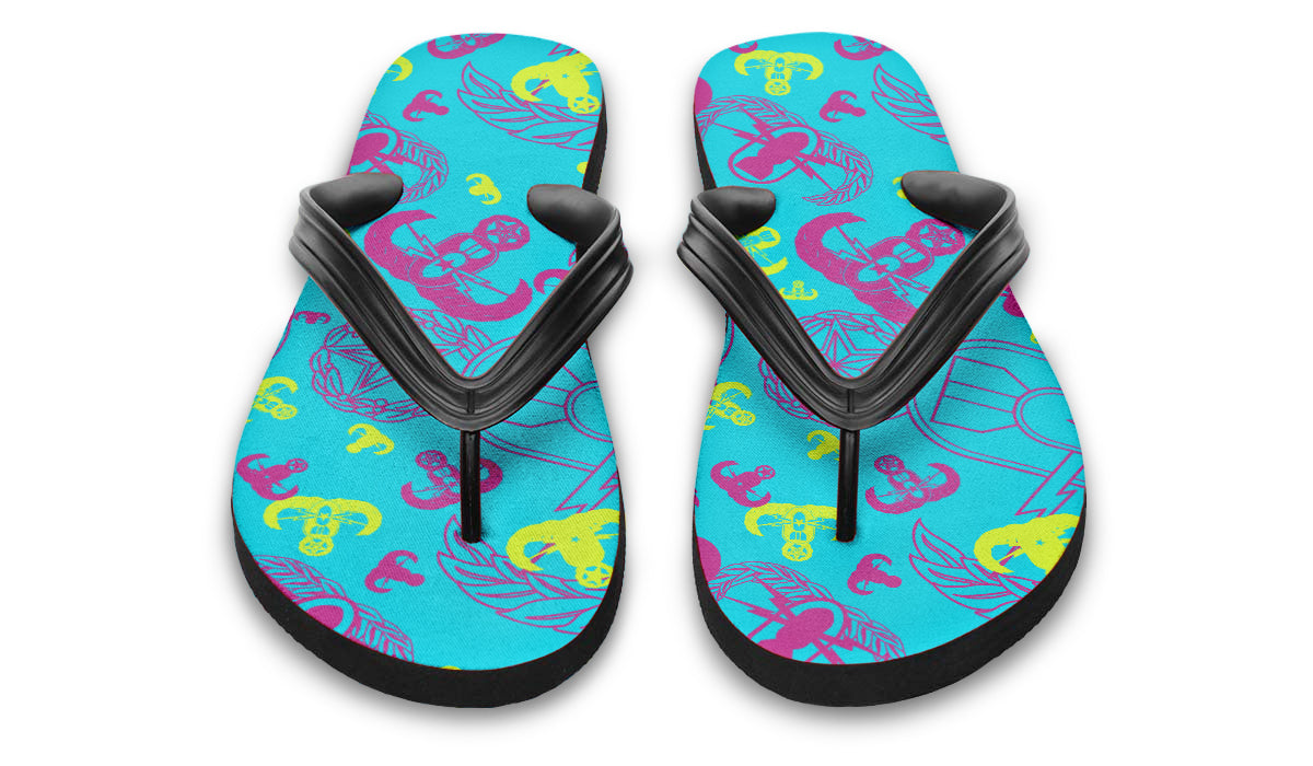 Flip Flops - "EOD Party Pattern"