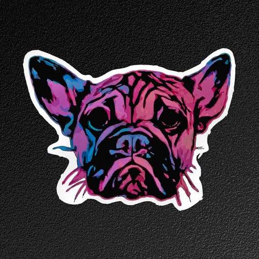 Vinyl Sticker/Decal - "Frenchie"