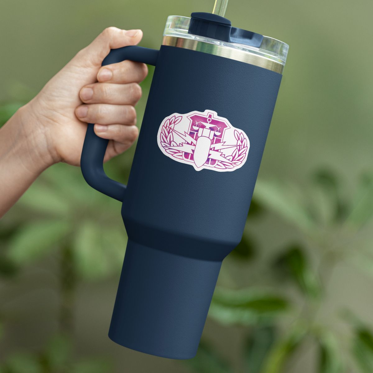 Vinyl Sticker/Decal - "It's 5 o'clock Somewhere" (HDS/PSBT Badge - Pinks)