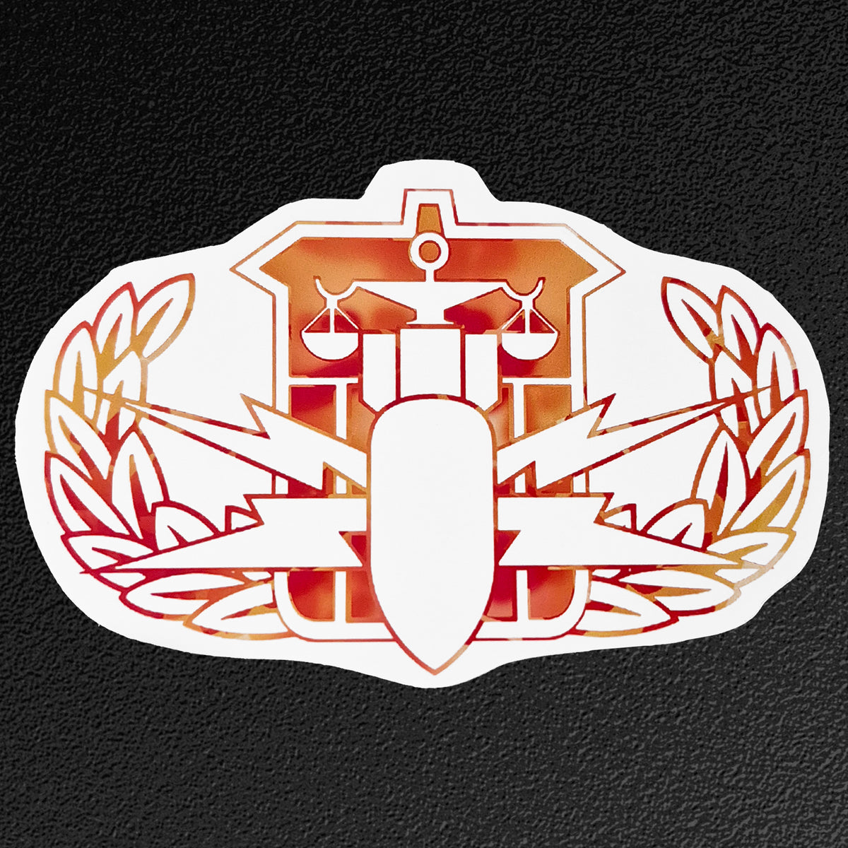 Vinyl Sticker/Decal - "It's 5 o'clock Somewhere" (HDS/PSBT Badge - Oranges)