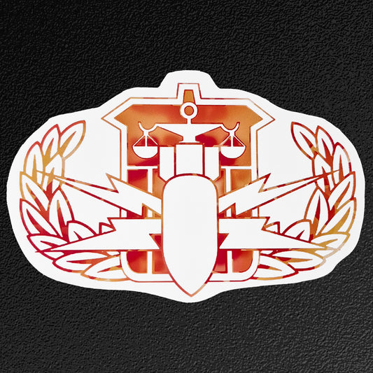 Vinyl Sticker/Decal - "It's 5 o'clock Somewhere" (HDS/PSBT Badge - Oranges)
