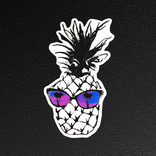 "Hot Pineapple in Purple" Vinyl Sticker/Decal