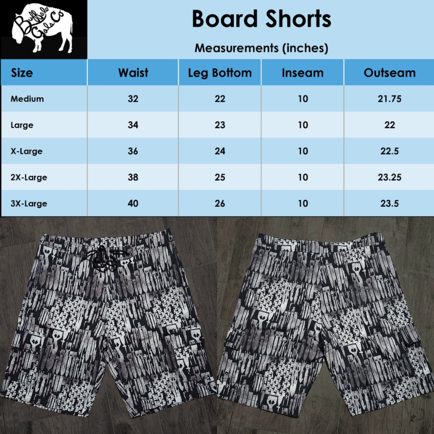 "EOD Bomb Flag" Board Shorts