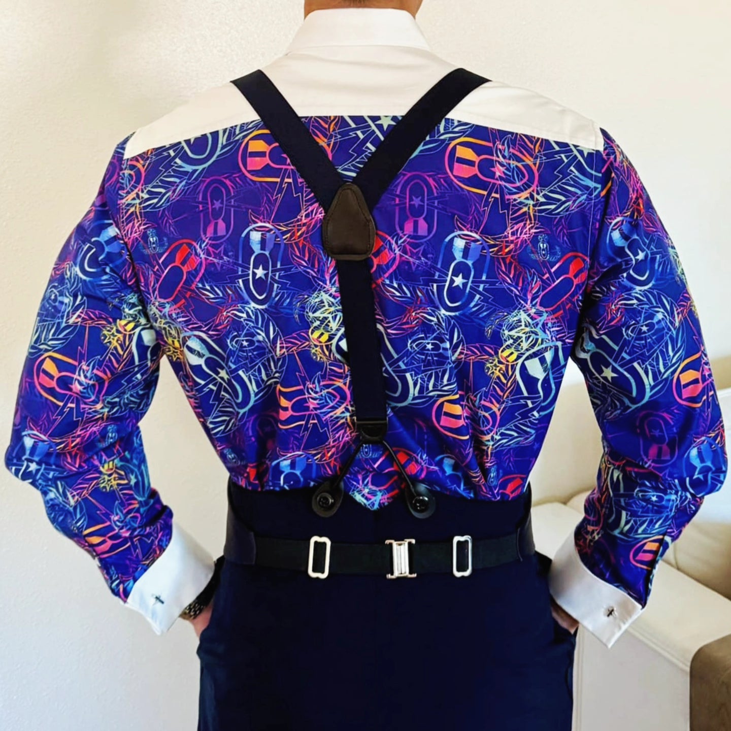 Mess Dress Shirt (Men's) - It's 5 o'clock Somewhere 2XL