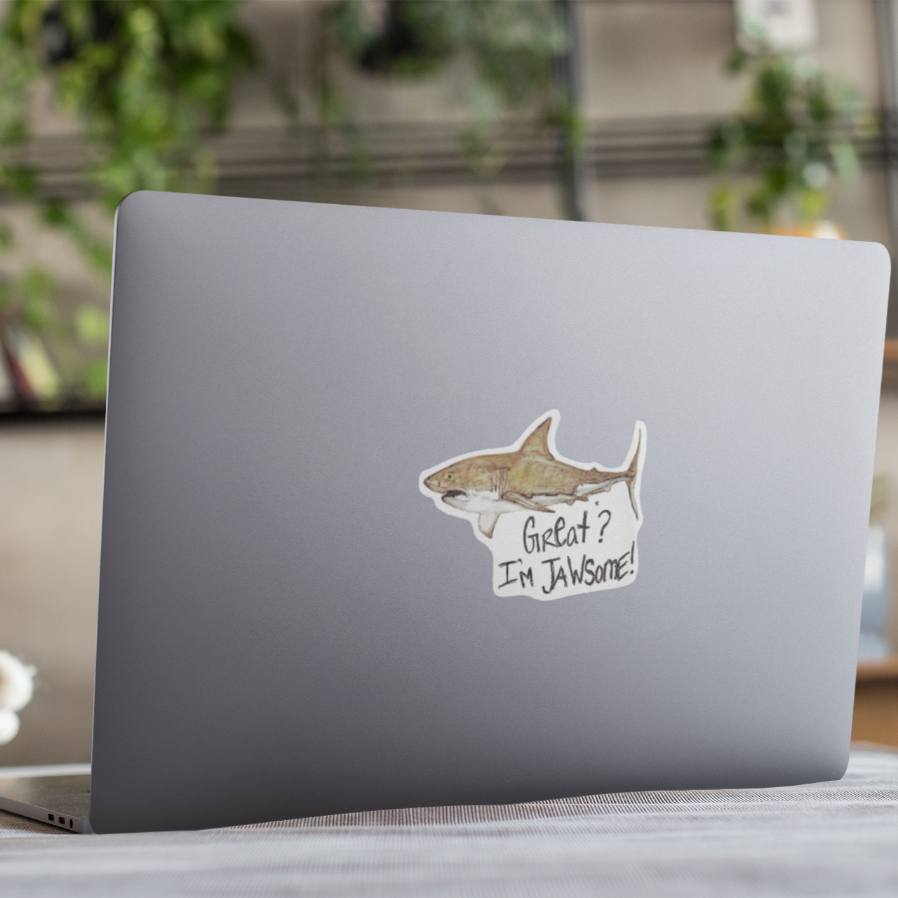 Vinyl Sticker/Decal - "JAWSome"