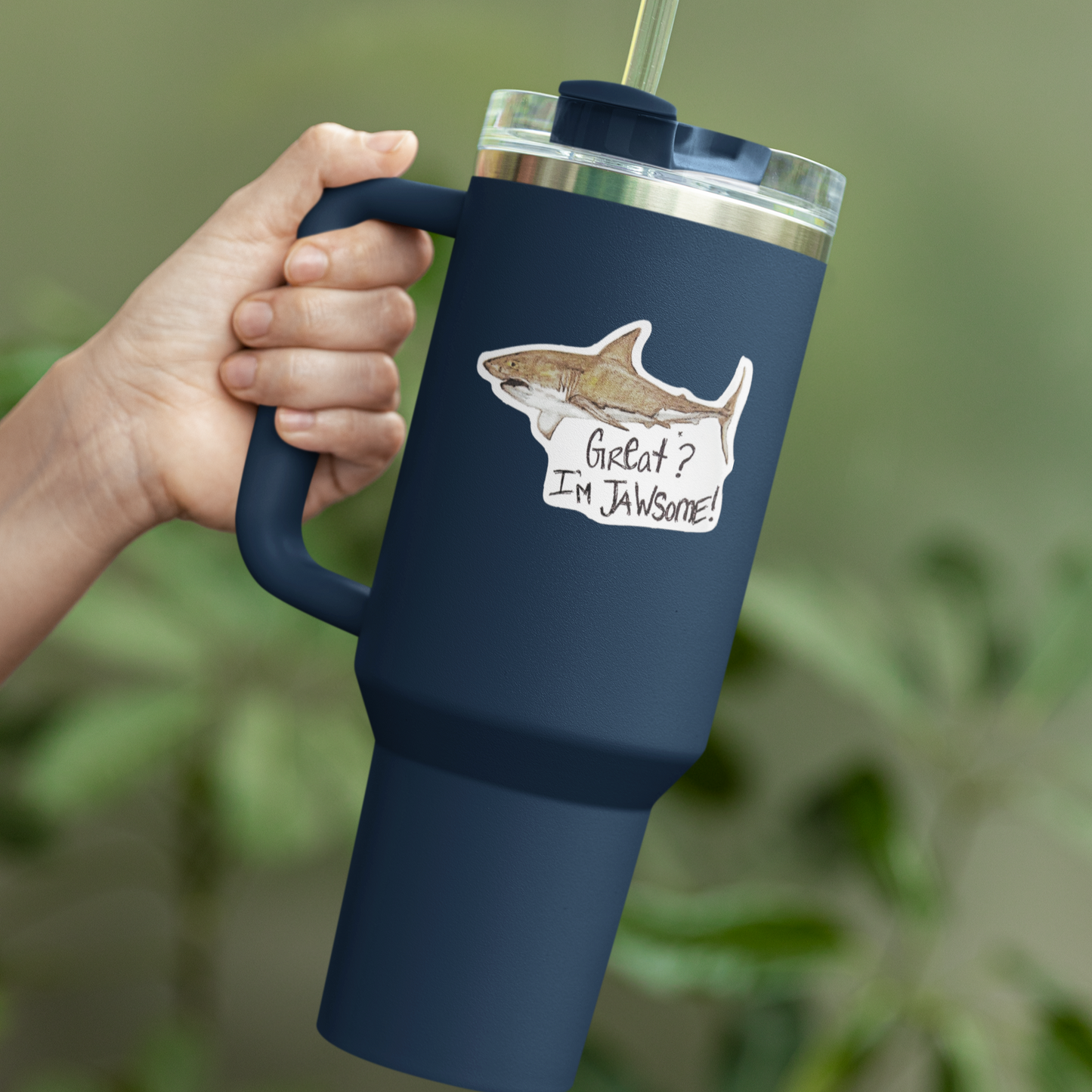 Vinyl Sticker/Decal - "JAWSome"