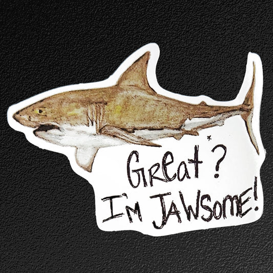 Vinyl Sticker/Decal - "JAWSome"