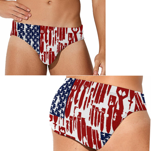 Men's Swim Briefs - "EOD Bomb Flag"