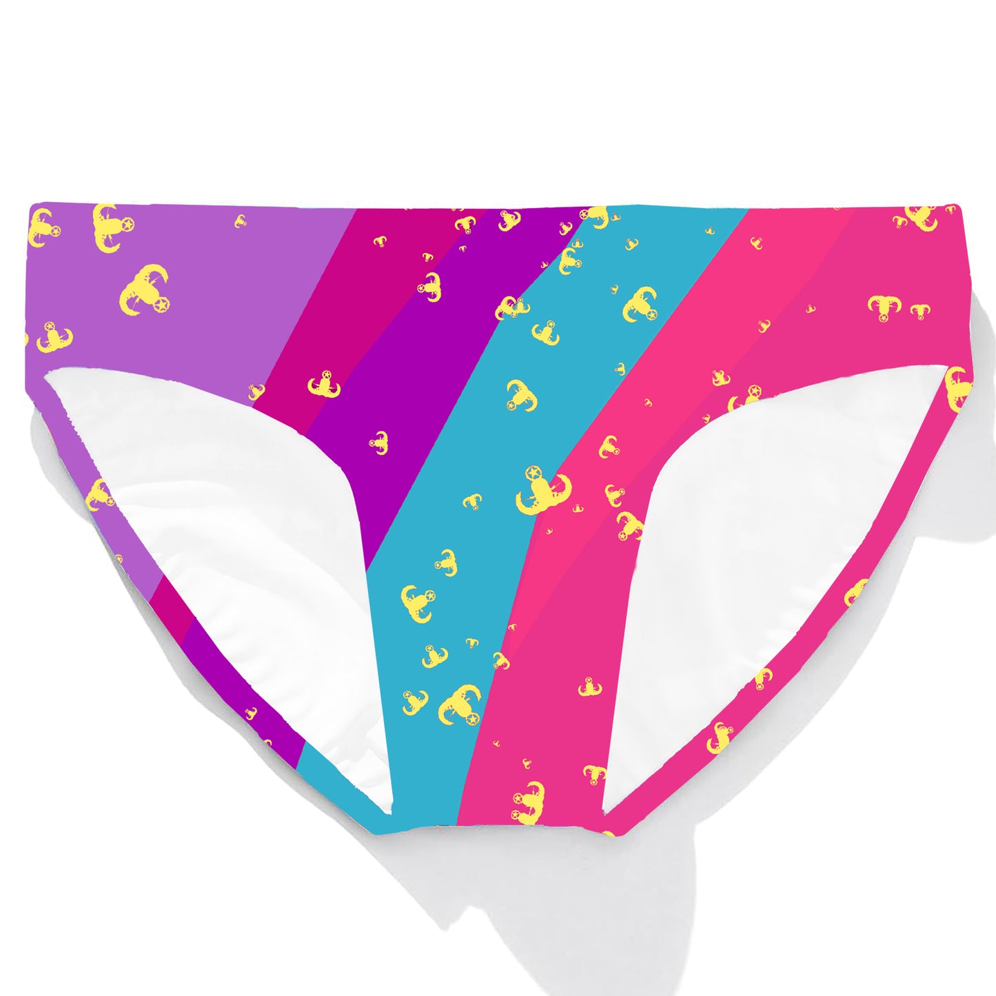 Men's Swim Briefs - "EOD Confetti Stripes"