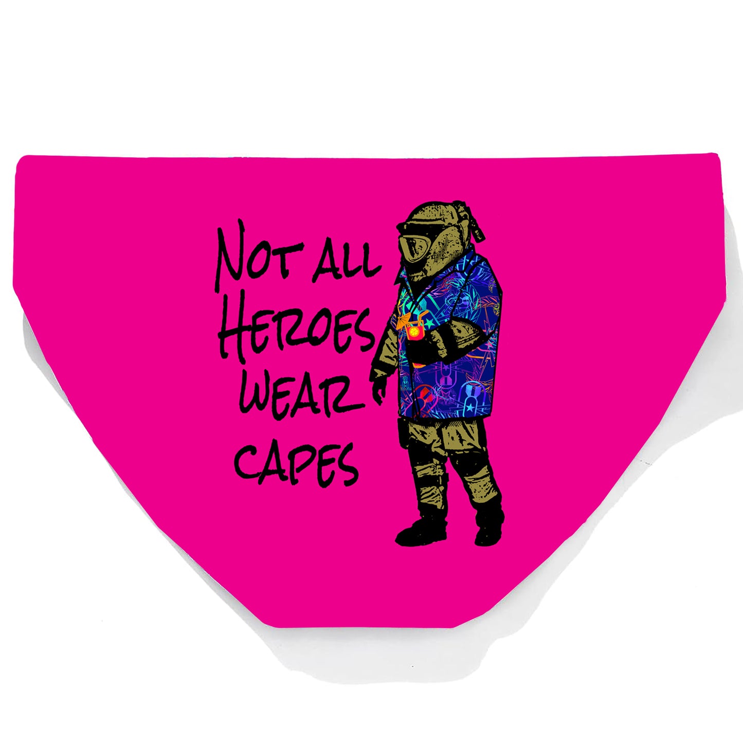 Men's Swim Briefs - "Not All Heroes Wear Capes"