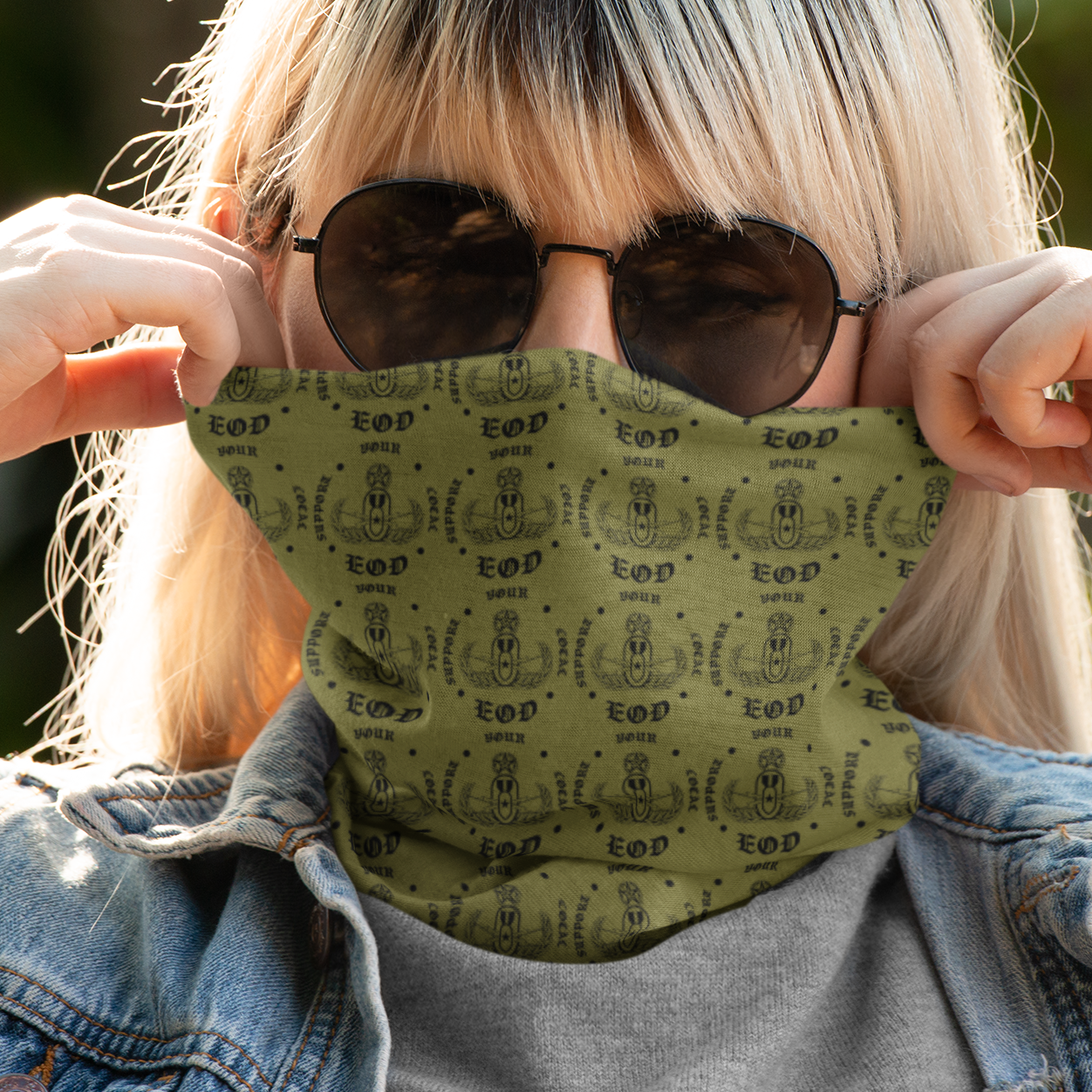 Gaiter - "Support Your Local EOD" CUSTOM ORDER